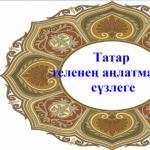 Русский татарский словарь онлайн Причудливые «басурманские» выражения